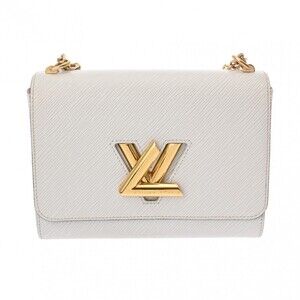 Louis Vuitton Epi Twist Bron White Leather Shoulder Bag